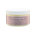 Terrajuve Body Butter, Deep Hydration Formula, Achieve Luscious Legs, Lightens Under Eye Circles, Reduces Wrinkles, Fades Stretch Marks, Raw, Organic, All Natural, Made In Usa (Olive Body Butter)