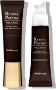 Wellderma Retinol Peptide Face & Neck Seramic Guasha Lifting Massage Cream 2.70 Fl.Oz Anti Wrinkle Retinol Cream