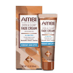 Ambi Even & Clear Fade Cream, Hydroquinone-Free, Hyperpigmentation Treatment, Dark Spot Corrector, Results In As Little As 4 Weeks, Niacinamide, Aloe Vera, Vitamin C, 1 Fl Oz