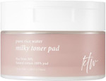 Ktw Pure Rice Water Milky Toner Pad, 70 Pads | Cotton Pads In Rice Water Moisturize, Tones Up Sensitive Skin, Daily Use | Vegan Korean Skincare