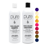 Pure Blends Coco-Colada Shampoo And Conditioner, 33.8Oz - Daily Haircare Hydrating Shampoo Infused With Keratin & Collagen To Repair Dry & Damaged Hair - Sulfate, Sodium Chloride, Paraben & Gluten-Fre