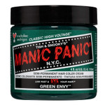 Manic Panic Green Envy Hair Dye - Classic High Voltage - Semi Permanent Vibrant Deep Emerald Green Hair Dye With A Very Slight Blue Tint - Vegan, Ppd & Ammonia Free (4Oz)Green Envy