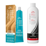 Wella Colorcharm Demi Permanent Hair Color, Adds Gloss & Color Richness, Gray Coverage, 9Na Light Natural Ash Blonde + 10 Vol. Developer Wella Colorcharm Demi Permanent Hair Color, Adds Gloss & Color Richness, Gray Coverage, 9Na Light Natural Ash Blonde + 10 Vol. Developer