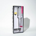 Foxybae Making Waves White Sparkle Gift Set, Includes White Sparkling Flat Iron And Mane Thing Hair Primer