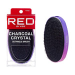 Red By Kiss Detangling Hair Brush For Men, Women, And Kids - Crystal Charcoal Detangler Hair Brushes For Thick, Curly, Natural, Straight, Wavy, Thin, Fine, Long, Short, Wet, Or Dry Hair; Eliminates Knots & Reduces Breakage. (Detangler) Red By Kiss Detangling Hair Brush For Men, Women, And Kids - Crystal Charcoal Detangler Hair Brushes For Thick, Curly, Natural, Straight, Wavy, Thin, Fine, Long, Short, Wet, Or Dry Hair; Eliminates Knots & Reduces Breakage. (Detangler)