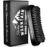 Men'S Hair Brush- 100% Pure Black Boar Hair Natural Bristle For Beard, Moustache - Firm Military Style With Handmade Wood Handle  No Snags, No Scratch, Gentle Bristle  Use With Beard Oil Men'S Hair Brush- 100% Pure Black Boar Hair Natural Bristle For Beard, Moustache - Firm Military Style With Handmade Wood Handle  No Snags, No Scratch, Gentle Bristle  Use With Beard Oil