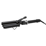 Babylisspro Porcelain Ceramic Triple Barrel Waver, Black