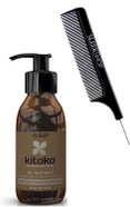 Sleekshop Comb + Affinage Asp Kitoko Oil Treatment With Karite Oil, Argan Oil, Uv Filter, & Vitamins A & E (With Sleek Steel Pin Tail Comb) (3.88 Oz / 115 Ml - Original Size) Sleekshop Comb + Affinage Asp Kitoko Oil Treatment With Karite Oil, Argan Oil, Uv Filter, & Vitamins A & E (With Sleek Steel Pin Tail Comb) (3.88 Oz / 115 Ml - Original Size)