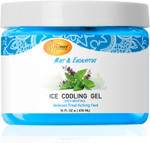 SPA REDI - Massage Cooling Gel for Pedicure, Mint and Eucalyptus Oil with Menthol 16 Oz, Peppermint Extract - Professional Strength Pedicure Foot and Leg Ice Cooling Gel Massage Therapy