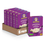 AnnieâS White Cheddar Shells Macaroni & Cheese Dinner With Organic Pasta, 10.5 Oz (Pack Of 6) AnnieâS White Cheddar Shells Macaroni & Cheese Dinner With Organic Pasta, 10.5 Oz (Pack Of 6)