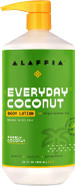 Alaffia Everyday Coconut Hydrating Body Lotion, Normal To Dry Skin, Moisturizing Support For Soft & Supple Skin, Purely Coconut, 32 Fl Oz Alaffia Everyday Coconut Hydrating Body Lotion, Normal To Dry Skin, Moisturizing Support For Soft & Supple Skin, Purely Coconut, 32 Fl Oz