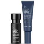 Allies Of Skin Exfoliating & Eye Cream Hydrating Bundle. Promise Keeper Nightly Blemish Treatment: Night Cream. (1.7 Oz) + Peptides & Omegas Firming Eye Cream. For Dark Circles & Puffiness (1.7 Oz)