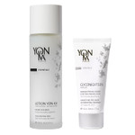 Yon-Ka Lotion Png And Glyconight 10% Peel Mask Set, Daily Purifying Face Mist, Skin Renewal For Wrinkles And Pore Reduction With Glycolic Acid
