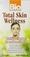Bio Nutrition Skin Wellness Tabs, 60 Count