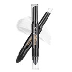 Music Flower Highlighter Stick, Double Ended Highlighter Makeup Stick With Sponge Brush, Shimmer Waterproof Long Lasting Smooth Silver Glitter Brighten Face Makeup Pencil, 1 Count Music Flower Highlighter Stick, Double Ended Highlighter Makeup Stick With Sponge Brush, Shimmer Waterproof Long Lasting Smooth Silver Glitter Brighten Face Makeup Pencil, 1 Count