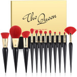 Ducare Makeup Brushes 12Pcs The Queen Series Makeup Brush Set Premium Gifts Kabuki Foundation Blending Face Powder Blush Concealers Eye Shadows Brushesblack Ducare Makeup Brushes 12Pcs The Queen Series Makeup Brush Set Premium Gifts Kabuki Foundation Blending Face Powder Blush Concealers Eye Shadows Brushesblack