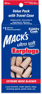 Mack'S Ultra Soft Foam Earplugs, 30 Pair - 33Db Highest Nrr, Comfortable Ear Plugs For Sleeping, Snoring, Travel, Concerts, Studying, Loud Noise, Work | Made In Usa Mack'S Ultra Soft Foam Earplugs, 30 Pair - 33Db Highest Nrr, Comfortable Ear Plugs For Sleeping, Snoring, Travel, Concerts, Studying, Loud Noise, Work | Made In Usa