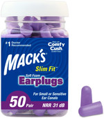 Mack'S Slim Fit Soft Foam Earplugs, 50 Pair - Small Ear Plugs For Sleeping, Snoring, Traveling, Concerts, Shooting Sports & Power Tools | Made In Usa Mack'S Slim Fit Soft Foam Earplugs, 50 Pair - Small Ear Plugs For Sleeping, Snoring, Traveling, Concerts, Shooting Sports & Power Tools | Made In Usa