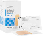 Mckesson Adhesive Bandages, Sterile Plastic Patch Rectangle, Tan, 2 In X 4 In, 50 Count, 1 Pack Mckesson Adhesive Bandages, Sterile Plastic Patch Rectangle, Tan, 2 In X 4 In, 50 Count, 1 Pack