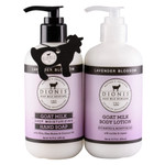 Dionis Goat Milk Skincare Lavender Blossom Body Lotion & Hand Soap Gift Bundle - Lavender Scented Cream & Concentrated Liquid Soap Gently Clean, Moisturize & Nourish Dry Hands, 8.5 Oz Pump Bottles Dionis Goat Milk Skincare Lavender Blossom Body Lotion & Hand Soap Gift Bundle - Lavender Scented Cream & Concentrated Liquid Soap Gently Clean, Moisturize & Nourish Dry Hands, 8.5 Oz Pump Bottles