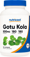 Nutricost Gotu Kola 500 Mg, 180 Capsules - Vegetarian Capsules, Gluten Free, Non-Gmo Nutricost Gotu Kola 500 Mg, 180 Capsules - Vegetarian Capsules, Gluten Free, Non-Gmo