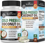 Coconut Oil Capsules 2000Mg - Organic Pure Extra Virgin Unrefined Cold Pressed Mct Rich & Non-Gmo For Healthy Skin Nails Hair Growth Support Bloating Anti Aging Digestion - 120Ct (2 Month Supply) Coconut Oil Capsules 2000Mg - Organic Pure Extra Virgin Unrefined Cold Pressed Mct Rich & Non-Gmo For Healthy Skin Nails Hair Growth Support Bloating Anti Aging Digestion - 120Ct (2 Month Supply)