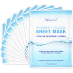 Ebanel 10 Pack Collagen Face Mask, Instant Brightening & Hydrating Face Sheet Mask With Aloe Vera, Hyaluronic Acid, Vitamin C And E, Chamomile, Anti Aging Face Mask With Hydrolyzed Collagen, Peptide Ebanel 10 Pack Collagen Face Mask, Instant Brightening & Hydrating Face Sheet Mask With Aloe Vera, Hyaluronic Acid, Vitamin C And E, Chamomile, Anti Aging Face Mask With Hydrolyzed Collagen, Peptide