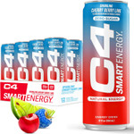 C4 Smart Energy Drink Boost Focus And Energy With Zero Sugar, Natural Energy, And Nootropics - 200Mg Caffeine - Cherry Berry Lime (12Oz Pack Of 12) C4 Smart Energy Drink Boost Focus And Energy With Zero Sugar, Natural Energy, And Nootropics - 200Mg Caffeine - Cherry Berry Lime (12Oz Pack Of 12)