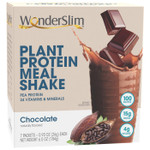 Wonderslim Plant Based Meal Replacement Shake, Chocolate, 15G Protein, Keto Friendly & Low Carb, Low Sugar, Gluten, Soy, & Dairy Free (7Ct) Wonderslim Plant Based Meal Replacement Shake, Chocolate, 15G Protein, Keto Friendly & Low Carb, Low Sugar, Gluten, Soy, & Dairy Free (7Ct)