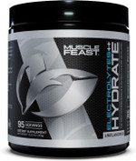 Muscle Feast Skin Hydrating Sugar Free Electrolytes Nutritional_Supplement For Muscle Cramping, Keto All Natural Zero Calorie, Unflavored, 300G (95 Servings) 10.58 Ounce (Pack Of 1)