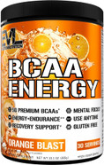 Evl Bcaas Amino Acids Powder - Bcaa Energy Pre Workout Powder For Muscle Recovery Lean Growth And Endurance - Rehydrating Post Workout Recovery Drink With Natural Caffeine - Pink Lemonade