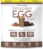 Designer Wellness, Designer Egg, Natural Egg Yolk & Egg White Protein Powder, Keto And Paleo Friendly, Low Calorie, Less Fat And Cholesterol, Dutch Chocolate, 12.4 Ounce Designer Wellness, Designer Egg, Natural Egg Yolk & Egg White Protein Powder, Keto And Paleo Friendly, Low Calorie, Less Fat And Cholesterol, Dutch Chocolate, 12.4 Ounce