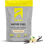 Ascent Casein Protein Powder - 25G Micellar Casein Powder With Zero Artificial Flavors & Sweeteners, Gluten-Free, No Added Sugar, 4.9G Bcaa, 2.2G Leucine - Vanilla Bean, 2 Pounds