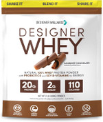 Designer Wellness, Designer Whey, Natural Whey Protein Powder With Probiotics, Fiber, And Key B-Vitamins For Energy, Gluten-Free, Gourmet Chocolate, 2 Lb Designer Wellness, Designer Whey, Natural Whey Protein Powder With Probiotics, Fiber, And Key B-Vitamins For Energy, Gluten-Free, Gourmet Chocolate, 2 Lb