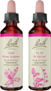 Bach Original Flower Remedies 2-Pack, Get It Done" - Elm, Oak, Homeopathic Flower Essences, Vegan, 20Ml Dropper X2 Bach Original Flower Remedies 2-Pack, Get It Done" - Elm, Oak, Homeopathic Flower Essences, Vegan, 20Ml Dropper X2