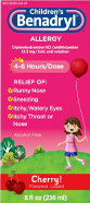 Benadryl Children'S Allergy Relief Liquid Medicine With Diphenhydramine Hcl Antihistamine For Kids' Allergy Relief, Effective Allergy Relief, Cherry Flavor, 8 Fl. Oz Benadryl Children'S Allergy Relief Liquid Medicine With Diphenhydramine Hcl Antihistamine For Kids' Allergy Relief, Effective Allergy Relief, Cherry Flavor, 8 Fl. Oz