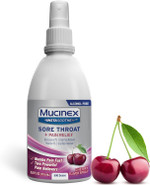 Mucinex Instasoothe Sore Throat Relief, Throat Numbing Spray Starts To Work On Contact, Sore Throat Pain Medicine, Relieves Pain Associated With Sore Throat, Cherry Flavor Throat Spray, 3.8 Fl Oz Mucinex Instasoothe Sore Throat Relief, Throat Numbing Spray Starts To Work On Contact, Sore Throat Pain Medicine, Relieves Pain Associated With Sore Throat, Cherry Flavor Throat Spray, 3.8 Fl Oz