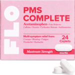 Flo Pms Complete Tablets, Menstrual Pain Relief For Women, 24 Count (1 Pack) - Multi-Symptom Pain Reliever With Acetaminophen, Caffeine, & Pyrilamine Maleate For Cramps, Headaches, Backaches, Bloating Flo Pms Complete Tablets, Menstrual Pain Relief For Women, 24 Count (1 Pack) - Multi-Symptom Pain Reliever With Acetaminophen, Caffeine, & Pyrilamine Maleate For Cramps, Headaches, Backaches, Bloating
