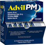 Advil Pm Pain Reliever And Nighttime Sleep Aid, Pain Medicine With Ibuprofen For Pain Relief And Diphenhydramine Citrate For A Sleep Aid - 50X2 Coated Caplets Advil Pm Pain Reliever And Nighttime Sleep Aid, Pain Medicine With Ibuprofen For Pain Relief And Diphenhydramine Citrate For A Sleep Aid - 50X2 Coated Caplets