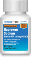 Healthcareaisle Naproxen Sodium, 220 Mg - 225 Caplets - Back And Muscle Pain Reliever, Up To 12 Hours Of Relief Healthcareaisle Naproxen Sodium, 220 Mg - 225 Caplets - Back And Muscle Pain Reliever, Up To 12 Hours Of Relief