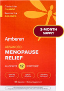 Amberen: Safe Multi-Symptom Menopause Relief. Clinically Shown To Relieve 12 Menopause Symptoms: Hot Flashes, Night Sweats, Mood Swings, Low Energy And More. 1 Month Supply