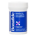 Bonafide Clairvee Relief From Vaginal Odor^ Hormone-Free, Drug-Free Vaginal Probiotic Reduces Odor^, Itching & Discharge* 30 Day Supply (15 Capsules) Bonafide Clairvee Relief From Vaginal Odor^ Hormone-Free, Drug-Free Vaginal Probiotic Reduces Odor^, Itching & Discharge* 30 Day Supply (15 Capsules)