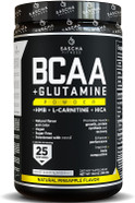 Sascha Fitness Bcaa 4:1:1 + Glutamine,Hmb,L-Carnitine, Hica | Powerful And Instant Powder Blend With Branched Chain Amino Acids (Bcaas) For Pre, Intra And Post-Workout|Natural Pineapple Flavor,362.5G Sascha Fitness Bcaa 4:1:1 + Glutamine,Hmb,L-Carnitine, Hica | Powerful And Instant Powder Blend With Branched Chain Amino Acids (Bcaas) For Pre, Intra And Post-Workout|Natural Pineapple Flavor,362.5G