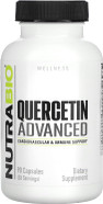 Nutrabio Quercetin Advanced With Added Vitamin C And Bromelain - Potent Antioxidant - 90 Capsules Nutrabio Quercetin Advanced With Added Vitamin C And Bromelain - Potent Antioxidant - 90 Capsules