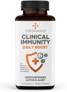 Lifeseasons Clinical Immunity - Daily Boost - Immune System Booster - Pre + Probiotics - Increases Antibodies & Immune Cells - Elderberry, Zinc, Natramune & Vitamin C + D3-60 Capsules Lifeseasons Clinical Immunity - Daily Boost - Immune System Booster - Pre + Probiotics - Increases Antibodies & Immune Cells - Elderberry, Zinc, Natramune & Vitamin C + D3-60 Capsules