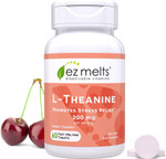 Ez Melts Dissolvable L-Theanine 200 Mg, Sugar-Free, 1-Month Supply
