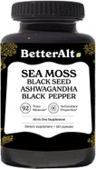 Sea Moss Capsules- Irish Sea Moss With Black Seed Oil, Ashwagandha & Black Pepper For Stamina, Strength & Endurance- High Potency Sea Moss Supplement - 60 Servings, 120 Capsules Sea Moss Capsules- Irish Sea Moss With Black Seed Oil, Ashwagandha & Black Pepper For Stamina, Strength & Endurance- High Potency Sea Moss Supplement - 60 Servings, 120 Capsules