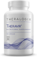 Theralogix Theravir Immune Support Supplement - 90-Day Supply - Immune Support Supplement For Women & Men - Includes Vitamin D3, Vitamin C, Zinc, Quercetin & Melatonin - Nsf Certified - 180 Capsules