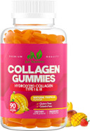Collagen Gummies For Women & Men (90 Count) - Hydrolyzed Collagen Type I & Iii For Hair, Skin, Nails & Joints - Gluten-Free, Non-Gmo - 90 Gummies Collagen Gummies For Women & Men (90 Count) - Hydrolyzed Collagen Type I & Iii For Hair, Skin, Nails & Joints - Gluten-Free, Non-Gmo - 90 Gummies