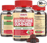 Berberine With Ceylon Cinnamon Gummies  Sugar-Free Berberine Plus 1200 Mg Supports Immune Function  98% Purity & 10X Bioavailability For Cardiovascular & Gastrointestinal Care (60 Gummies)